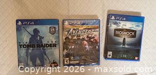 MaxSold Auction: 4 ps4 game tomraider , - Toronto (Ontario, Canada) SELLER MANAGED Downsizing Online Auction -  Palamar Road