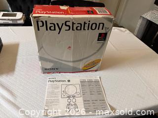MaxSold Auction: Official Sony PlayStation 1 PS1 Console Complete w Controller!  - Toronto (Ontario, Canada) SELLER MANAGED Downsizing Online Auction -  Palamar Road