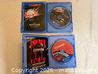 MaxSold Auction: PS4 GAMES                                                   FIFA 2020 & THE WITCHER  - Toronto (Ontario, Canada) SELLER MANAGED Downsizing Online Auction -  Palamar Road