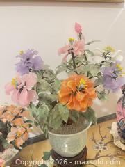 MaxSold Auction: Asian-Style Gemstone Flower Tree Set with Porcelain Figurine - New Westminster (British Columbia, Canada) SELLER MANAGED Estate Sale Online Auction - Jamieson Court