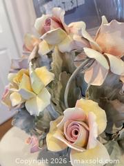 MaxSold Auction: Capodimonte Porcelain Floral Bouquet Centerpiece, Made in Italy - New Westminster (British Columbia, Canada) SELLER MANAGED Estate Sale Online Auction - Jamieson Court