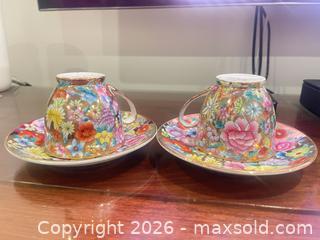 MaxSold Auction: Fifth Avenue Collection Porcelain Teacup & Saucer Set, 2 Cups - New Westminster (British Columbia, Canada) SELLER MANAGED Estate Sale Online Auction - Jamieson Court