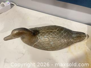 MaxSold Auction: Large Brass/Bronze Duck Decoy with Antique Brown Patina - New Westminster (British Columbia, Canada) SELLER MANAGED Estate Sale Online Auction - Jamieson Court