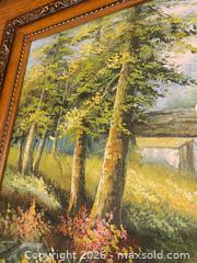 MaxSold Auction: Large Oil on Canvas Landscape in Ornate Carved Wood Frame - New Westminster (British Columbia, Canada) SELLER MANAGED Estate Sale Online Auction - Jamieson Court