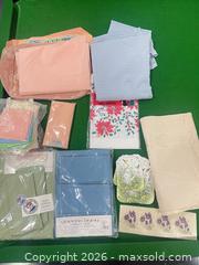 MaxSold Auction: Queens Linen Tablecloth, Napkins, Placemats & Paper Coasters - New Westminster (British Columbia, Canada) SELLER MANAGED Estate Sale Online Auction - Jamieson Court