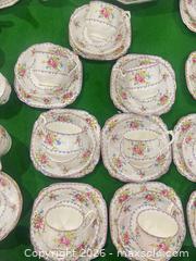 MaxSold Auction: Royal Albert Bone China Pink Rose Teacup & Saucer Set, 7 Pc (24 pieces) - New Westminster (British Columbia, Canada) SELLER MANAGED Estate Sale Online Auction - Jamieson Court