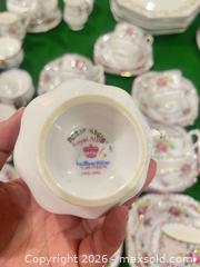 MaxSold Auction: Royal Albert Bone China Pink Rose Teacup & Saucer Set, 7 Pc (24 pieces) - New Westminster (British Columbia, Canada) SELLER MANAGED Estate Sale Online Auction - Jamieson Court