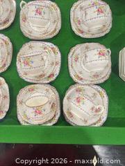 MaxSold Auction: Royal Albert Petit Points Bone China Tea Cup & Saucer Set (18 pieces) - New Westminster (British Columbia, Canada) SELLER MANAGED Estate Sale Online Auction - Jamieson Court