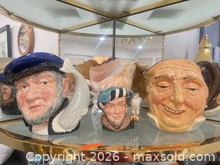 MaxSold Auction: Royal Doulton Captain Ahab Toby Jugs (Lot of 3) - New Westminster (British Columbia, Canada) SELLER MANAGED Estate Sale Online Auction - Jamieson Court