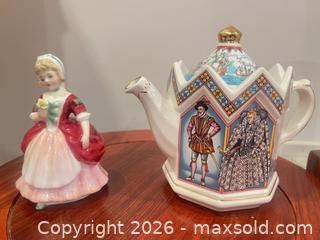 MaxSold Auction: Royal Doulton HN2107 'Valerie' Figurine & Sadler Teapot - New Westminster (British Columbia, Canada) SELLER MANAGED Estate Sale Online Auction - Jamieson Court