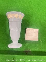 MaxSold Auction: Wedgwood Light Blue Jasperware Grapevine Relief Vase - New Westminster (British Columbia, Canada) SELLER MANAGED Estate Sale Online Auction - Jamieson Court