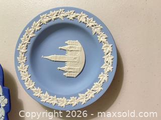 MaxSold Auction: Wedgwood Small Jasperware Decorative Plate, Light & Dark Blue - New Westminster (British Columbia, Canada) SELLER MANAGED Estate Sale Online Auction - Jamieson Court