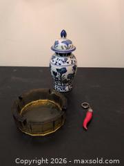 MaxSold Auction: Blenko Glass MCM Ashtray and other pieces - Upper Darby Township (Pennsylvania, USA) SELLER MANAGED Estate Sale Online Auction - State Road (CONDO)