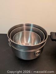 MaxSold Auction: Farberware Stainless Nesting Bowls and Colanders - Upper Darby Township (Pennsylvania, USA) SELLER MANAGED Estate Sale Online Auction - State Road (CONDO)