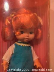 MaxSold Auction: Lil' Carol Vintage Vinyl Doll with Original Cylindrical Packaging - Upper Darby Township (Pennsylvania, USA) SELLER MANAGED Estate Sale Online Auction - State Road (CONDO)