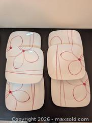 MaxSold Auction: Set of 17 Pieces Corelle Daisy Days Red Dishes and Bowls - Upper Darby Township (Pennsylvania, USA) SELLER MANAGED Estate Sale Online Auction - State Road (CONDO)