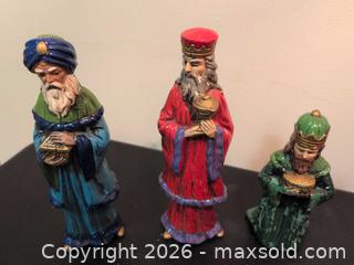 MaxSold Auction: Vintage Woolworth Manger Set, Japan Three Wise Men and Musical Metal Angel - Upper Darby Township (Pennsylvania, USA) SELLER MANAGED Estate Sale Online Auction - State Road (CONDO)