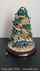 MaxSold Auction: Thomas Kinkade "Glory to the Newborn King" Illuminated Nativity Tabletop Tree by Hawthorne Village. - Upper Darby Township (Pennsylvania, USA) SELLER MANAGED Estate Sale Online Auction - State Road (CONDO)
