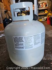 MaxSold Auction: 20 lb Propane Cylinder with Integrated Pressure Gauge - Toronto (Ontario, Canada) SELLER MANAGED Moving Online Auction - Enfield Avenue