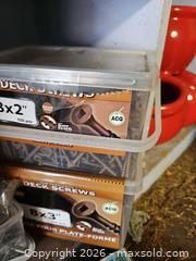 MaxSold Auction: Assorted Screws Kit — Hardware / Fasteners - Toronto (Ontario, Canada) SELLER MANAGED Moving Online Auction - Enfield Avenue