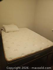 MaxSold Auction: Bed Story Full Bed Frame with Innerspring Mattress and Pillows - Toronto (Ontario, Canada) SELLER MANAGED Moving Online Auction - Enfield Avenue