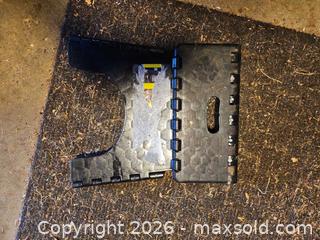 MaxSold Auction: Black Plastic Folding Stool with Built-In Handle - Toronto (Ontario, Canada) SELLER MANAGED Moving Online Auction - Enfield Avenue