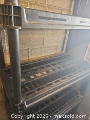 MaxSold Auction: Black Plastic/Resin 5-Shelf Shelving Unit - Toronto (Ontario, Canada) SELLER MANAGED Moving Online Auction - Enfield Avenue