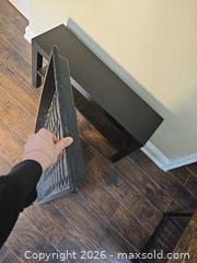 MaxSold Auction: Black Shoe Bench with Shoe Tray - Toronto (Ontario, Canada) SELLER MANAGED Moving Online Auction - Enfield Avenue