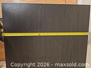 MaxSold Auction: Black Square Side Table 20 x 20 x 18 in - Toronto (Ontario, Canada) SELLER MANAGED Moving Online Auction - Enfield Avenue