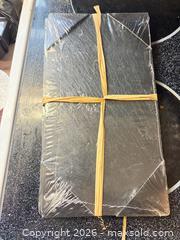 MaxSold Auction: Black Stone Cheese/Serving Slate Boards — Set of 2 - Toronto (Ontario, Canada) SELLER MANAGED Moving Online Auction - Enfield Avenue