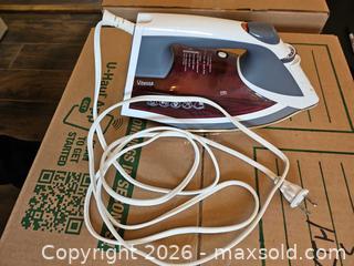 MaxSold Auction: Black+Decker Vitessa Steam Iron - Burgundy/White - Toronto (Ontario, Canada) SELLER MANAGED Moving Online Auction - Enfield Avenue
