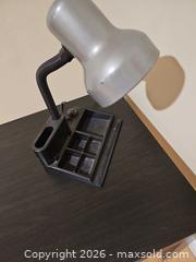 MaxSold Auction: Black/Silver Desk Lamp with Built-In Organizer - Toronto (Ontario, Canada) SELLER MANAGED Moving Online Auction - Enfield Avenue