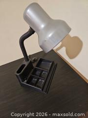 MaxSold Auction: Black/Silver Desk Lamp with Built-In Organizer - Toronto (Ontario, Canada) SELLER MANAGED Moving Online Auction - Enfield Avenue