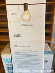MaxSold Auction: Canvas Garden String Lights, 25 Incandescent Bulbs, 11 m - Toronto (Ontario, Canada) SELLER MANAGED Moving Online Auction - Enfield Avenue
