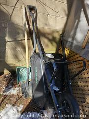 MaxSold Auction: Certified Wheelbarrow with Multiple Garden Tools, Black - Toronto (Ontario, Canada) SELLER MANAGED Moving Online Auction - Enfield Avenue