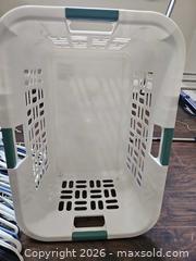 MaxSold Auction: Clothes Drying Rack, Laundry Basket & Hangers Set - Toronto (Ontario, Canada) SELLER MANAGED Moving Online Auction - Enfield Avenue