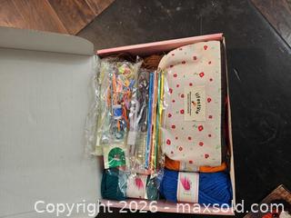 MaxSold Auction: Crochet Kit with 'Crochet for Beginners' Book & Tools - Toronto (Ontario, Canada) SELLER MANAGED Moving Online Auction - Enfield Avenue