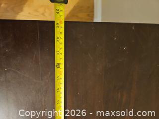 MaxSold Auction: Espresso Solid Wood Dresser / Chest of Drawers - 40 x 36 x 18 - Toronto (Ontario, Canada) SELLER MANAGED Moving Online Auction - Enfield Avenue