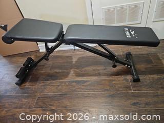 MaxSold Auction: Flybird Adjustable Weight Bench - Black Steel Frame - Toronto (Ontario, Canada) SELLER MANAGED Moving Online Auction - Enfield Avenue