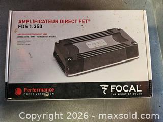 MaxSold Auction: Focal FDS 1.350 Mono Car Amplifier - Toronto (Ontario, Canada) SELLER MANAGED Moving Online Auction - Enfield Avenue