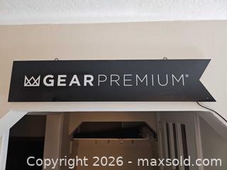 MaxSold Auction: Gear Premium LED Lighted Sign, Black with White Illumination - Toronto (Ontario, Canada) SELLER MANAGED Moving Online Auction - Enfield Avenue