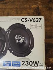MaxSold Auction: JVC CS-V627 6.5" 2-Way Car Speakers, 230W Peak - Toronto (Ontario, Canada) SELLER MANAGED Moving Online Auction - Enfield Avenue