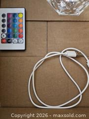 MaxSold Auction: LED Color Changing Acrylic Crystal-Look Lamp, USB Powered - Toronto (Ontario, Canada) SELLER MANAGED Moving Online Auction - Enfield Avenue