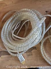 MaxSold Auction: LED Rope Light Tube 75ft Warm White Clear Housing w/ Mounting Clips - Toronto (Ontario, Canada) SELLER MANAGED Moving Online Auction - Enfield Avenue