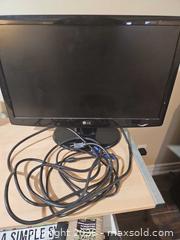 MaxSold Auction: LG Flatron W2343T / W2343TV 23-inch LCD/LED Monitor - Toronto (Ontario, Canada) SELLER MANAGED Moving Online Auction - Enfield Avenue