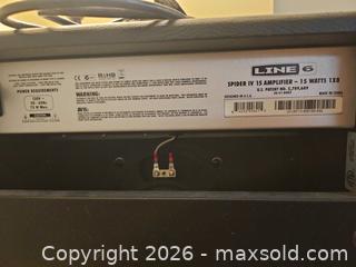MaxSold Auction: Line 6 Spider IV 15 Guitar Amplifier - Toronto (Ontario, Canada) SELLER MANAGED Moving Online Auction - Enfield Avenue