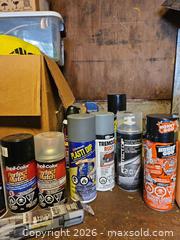 MaxSold Auction: Lot of 10–20 Automotive Fluids, Aerosols & Spray Coatings HDX Storage Container - Toronto (Ontario, Canada) SELLER MANAGED Moving Online Auction - Enfield Avenue