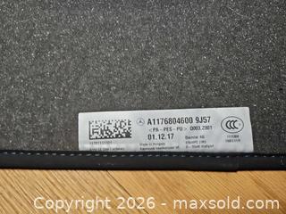 MaxSold Auction: Mercedes-Benz OEM Car Floor Mats (A1176804600) Black 4-Piece - Toronto (Ontario, Canada) SELLER MANAGED Moving Online Auction - Enfield Avenue