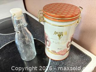 MaxSold Auction: Mixed Mason Jars, Canisters & Flip-Top Bottles — Lot of 10+ - Toronto (Ontario, Canada) SELLER MANAGED Moving Online Auction - Enfield Avenue