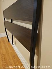 MaxSold Auction: Modern Dark Brown Espresso Full Size Headboard - Toronto (Ontario, Canada) SELLER MANAGED Moving Online Auction - Enfield Avenue